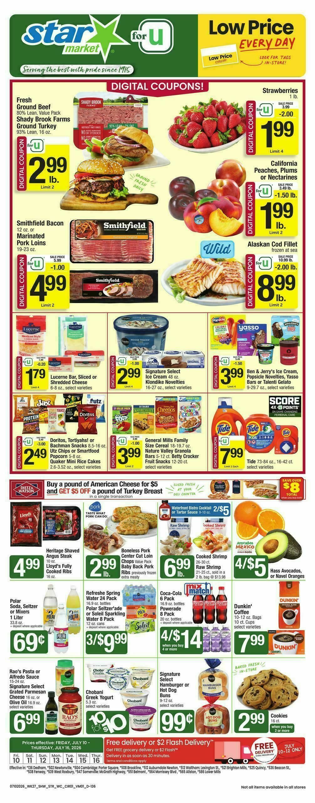 Star Market Weekly Ad from July 10