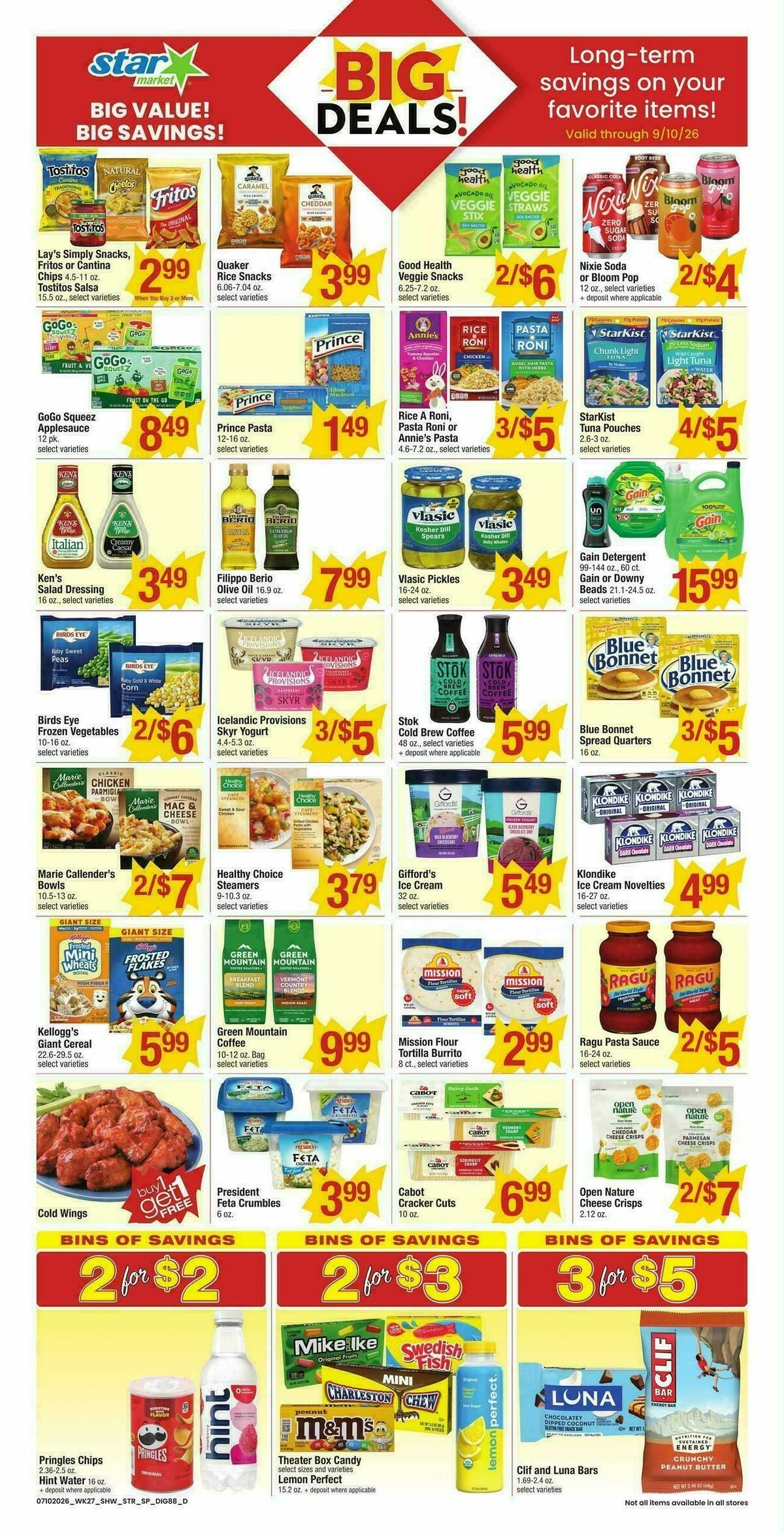 Star Market Weekly Ad from July 10