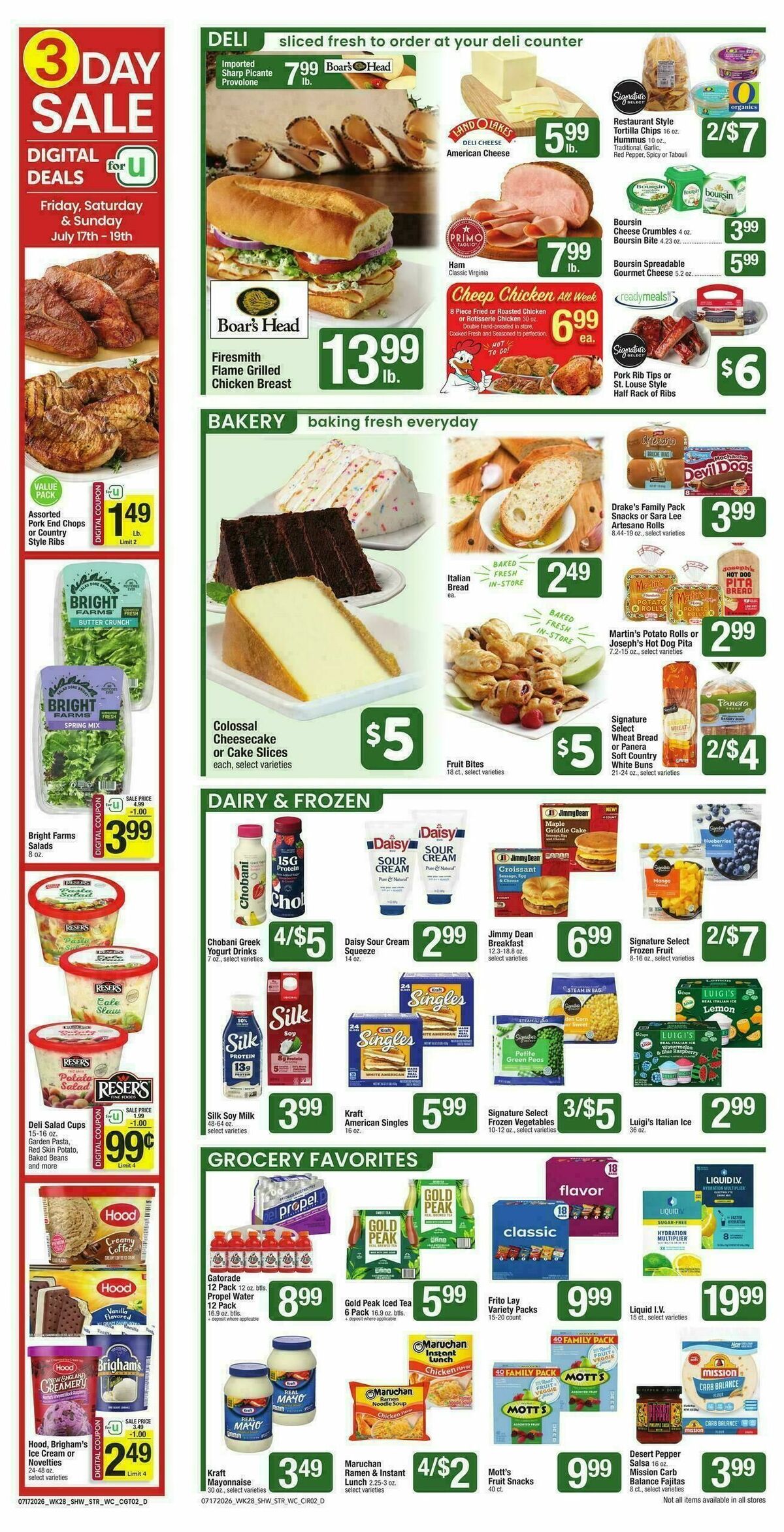Star Market Weekly Ad from July 17