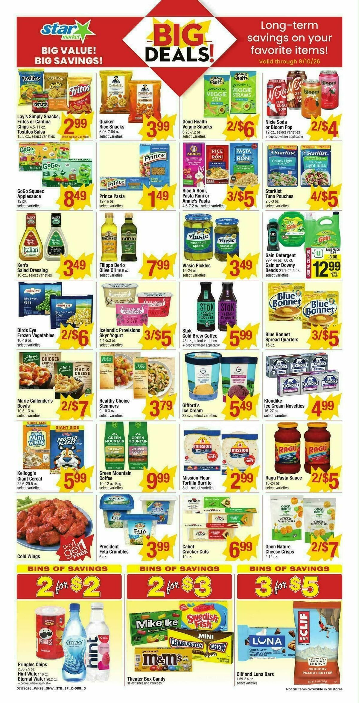Star Market Weekly Ad from July 17