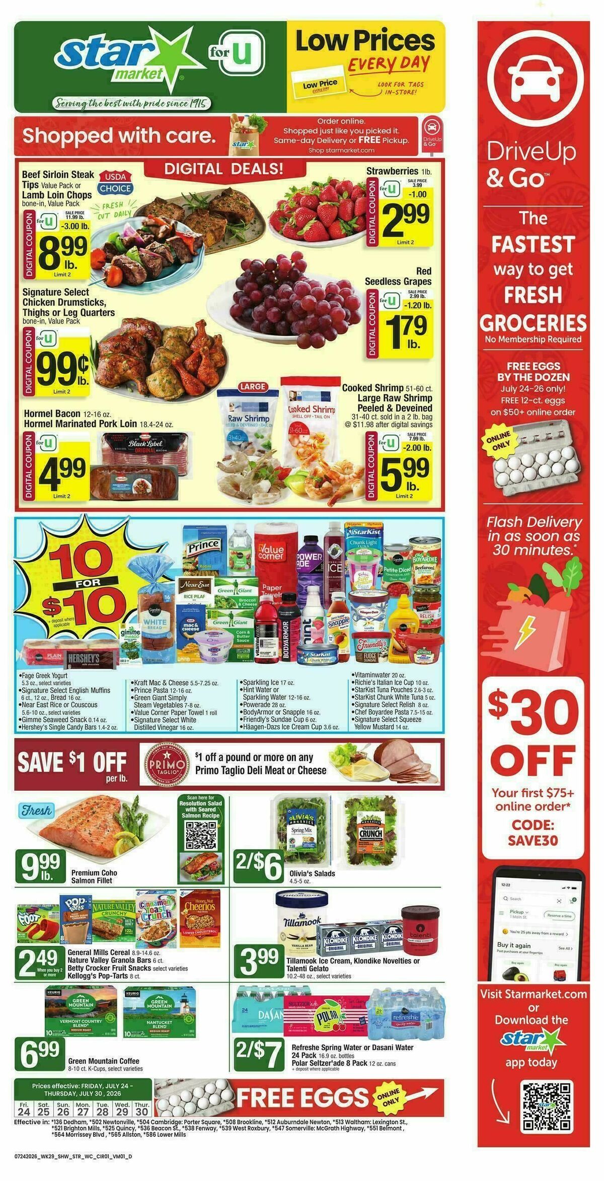 Star Market Weekly Ad from July 24