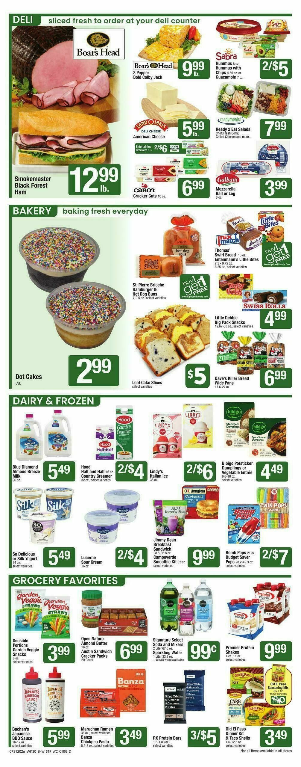 Star Market Weekly Ad from July 31