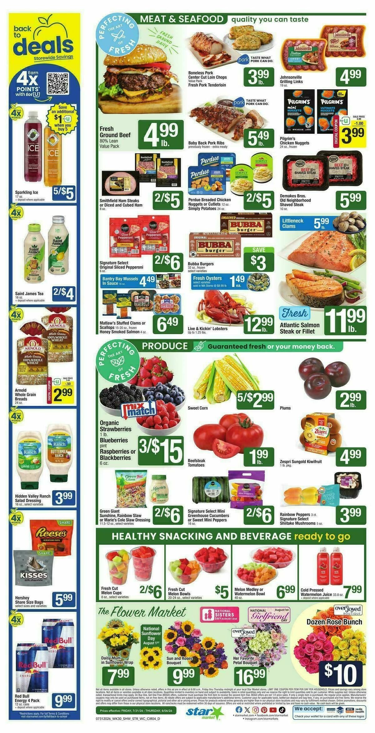 Star Market Weekly Ad from July 31