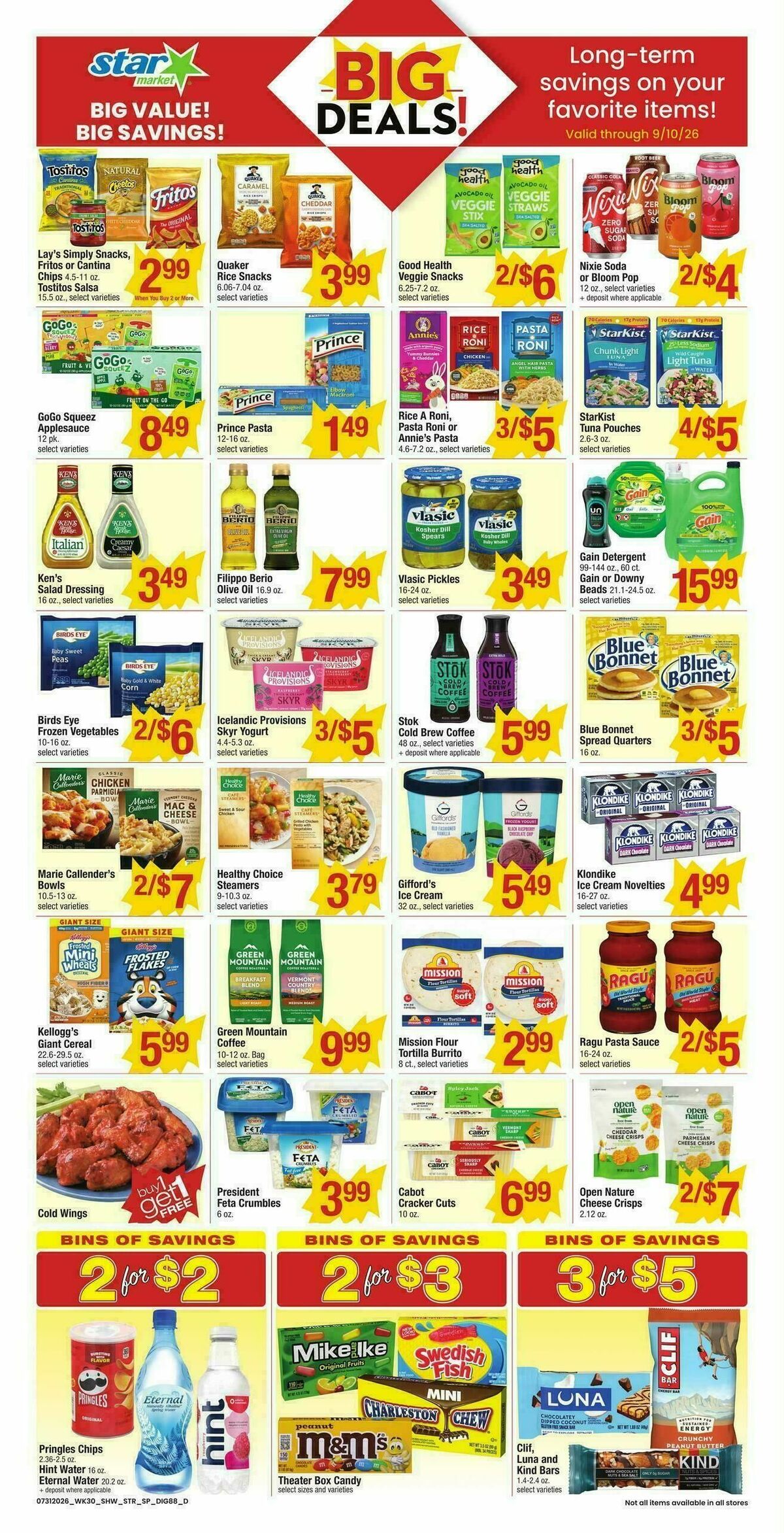 Star Market Weekly Ad from July 31