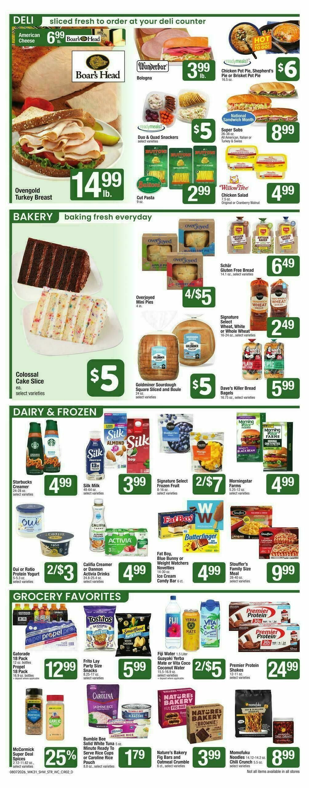 Star Market Weekly Ad from August 7