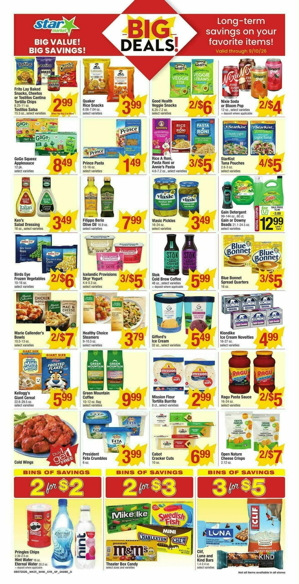 Star Market Weekly Ad from August 7