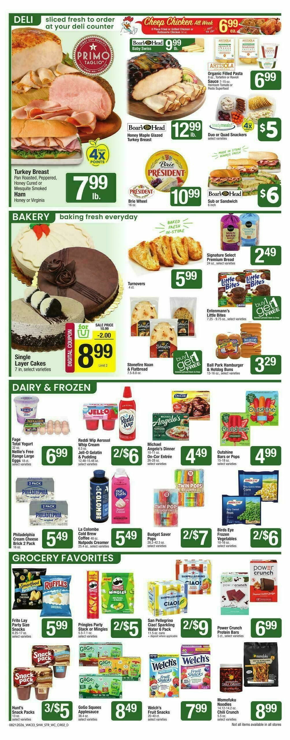 Star Market Weekly Ad from August 21