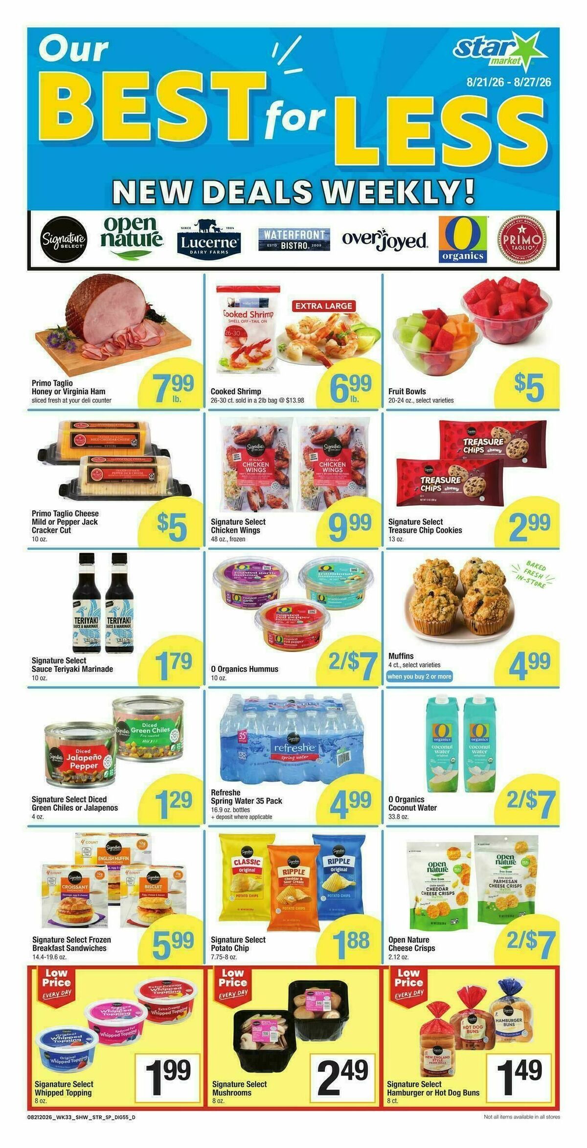 Star Market Weekly Ad from August 21