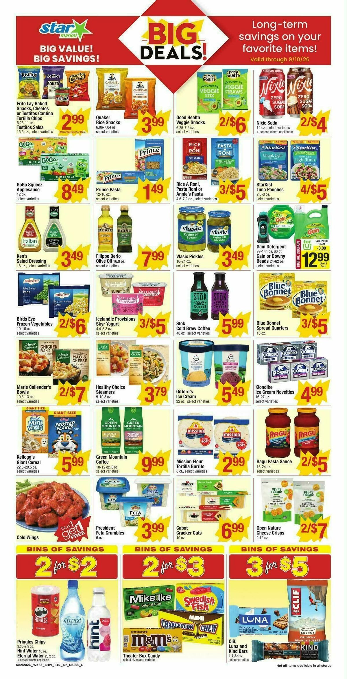 Star Market Weekly Ad from August 21