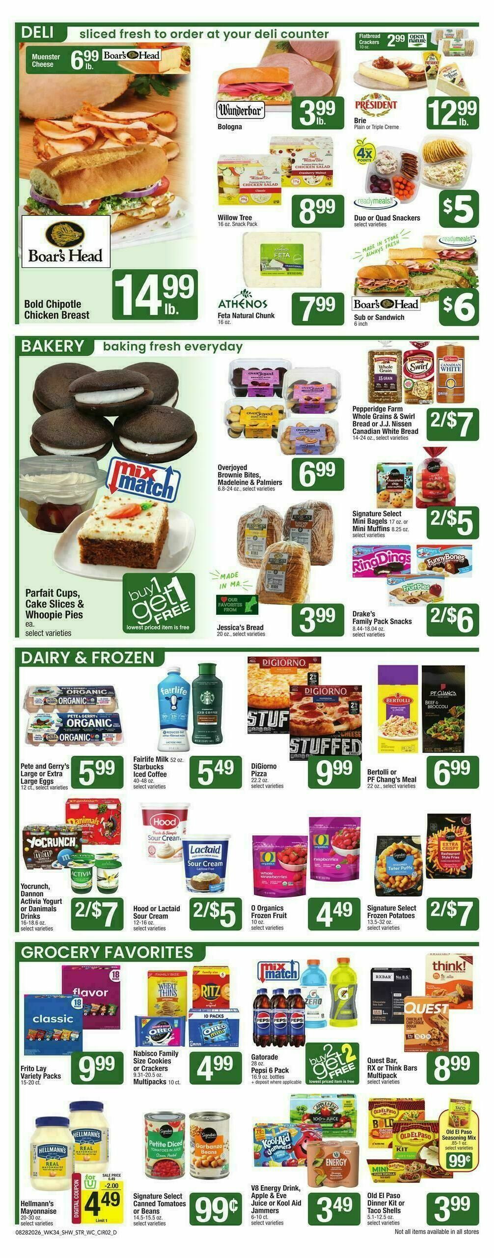 Star Market Weekly Ad from August 28