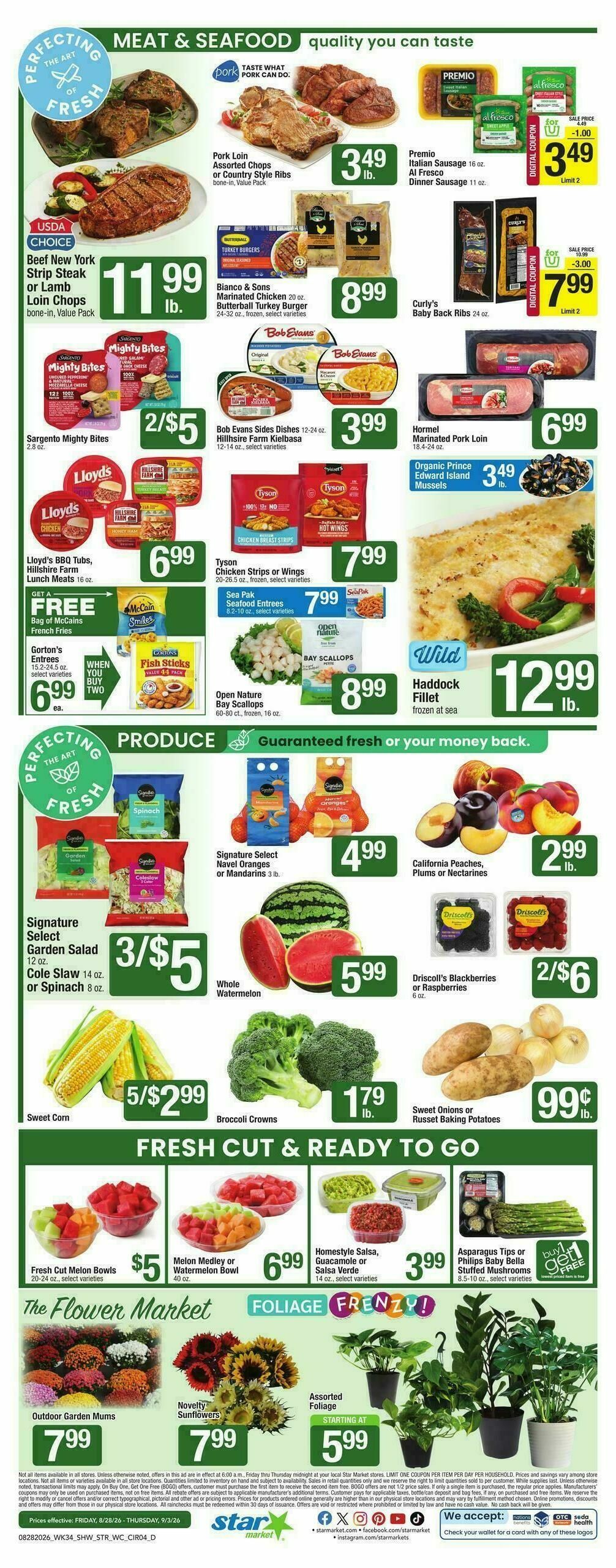 Star Market Weekly Ad from August 28