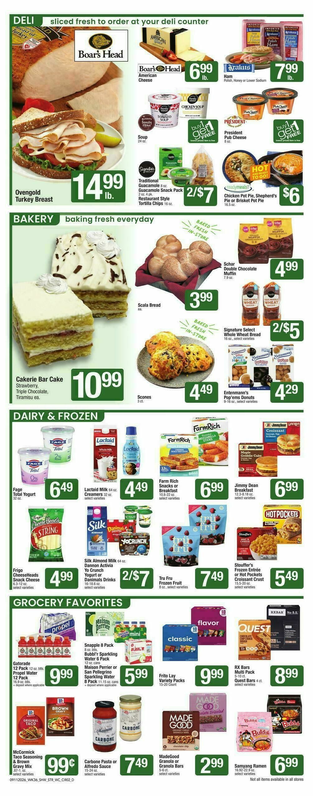 Star Market Weekly Ad from September 11