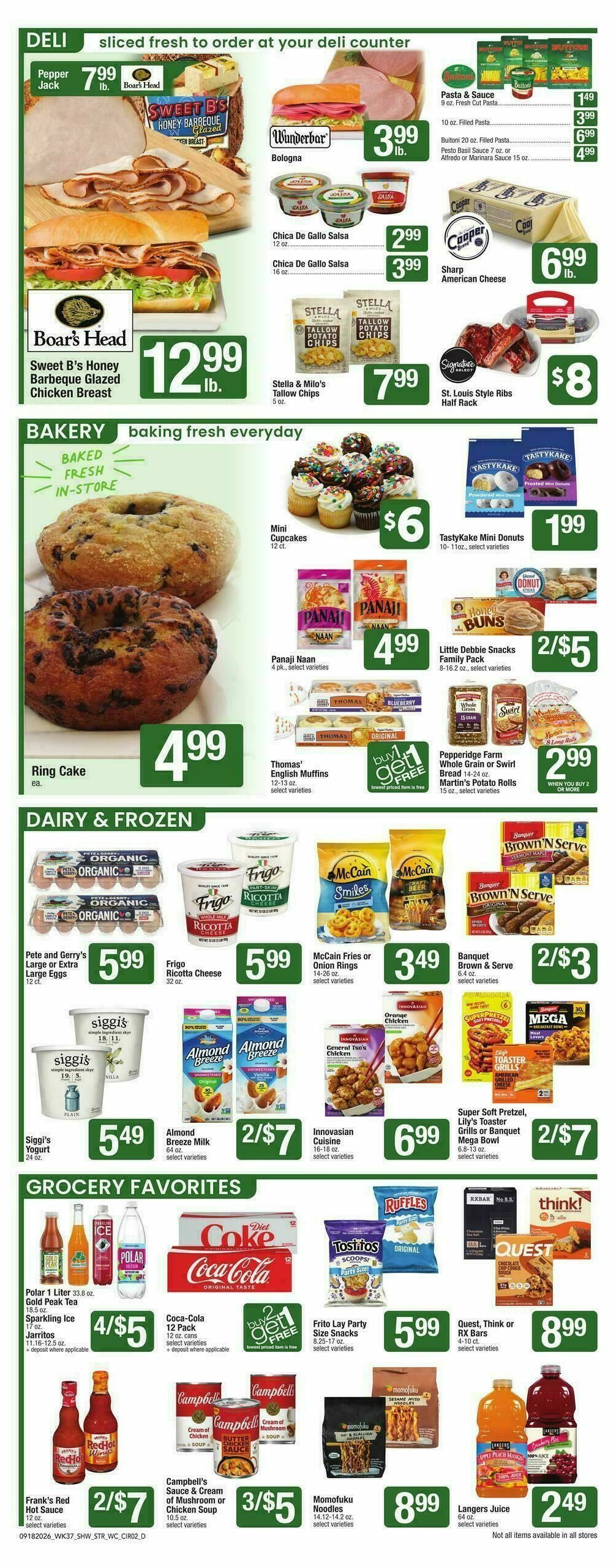 Star Market Weekly Ad from September 18