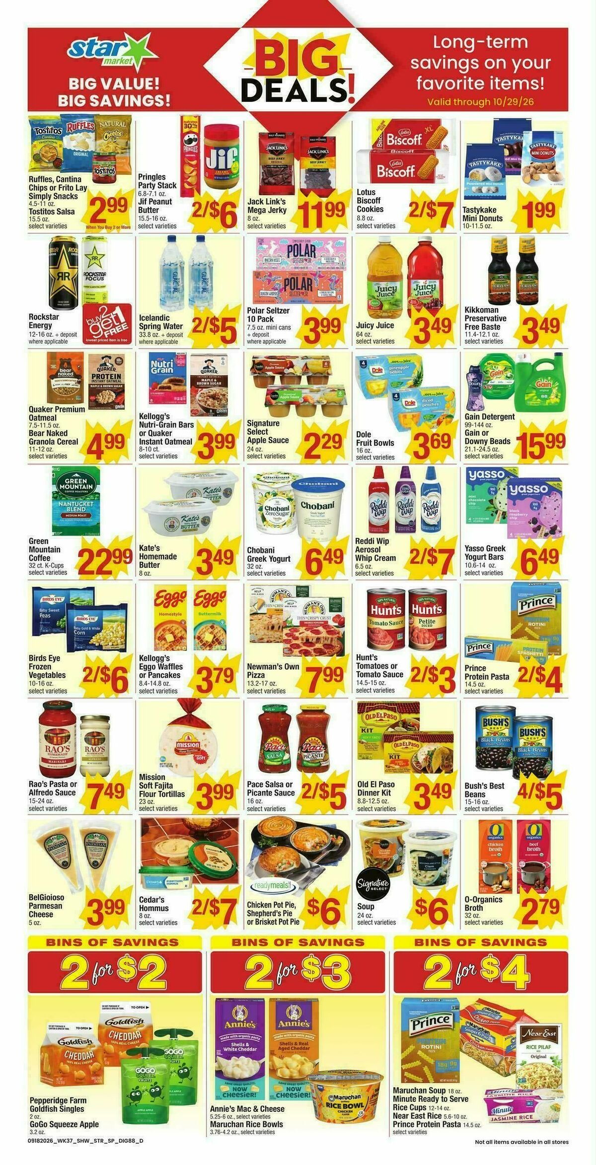 Star Market Weekly Ad from September 18