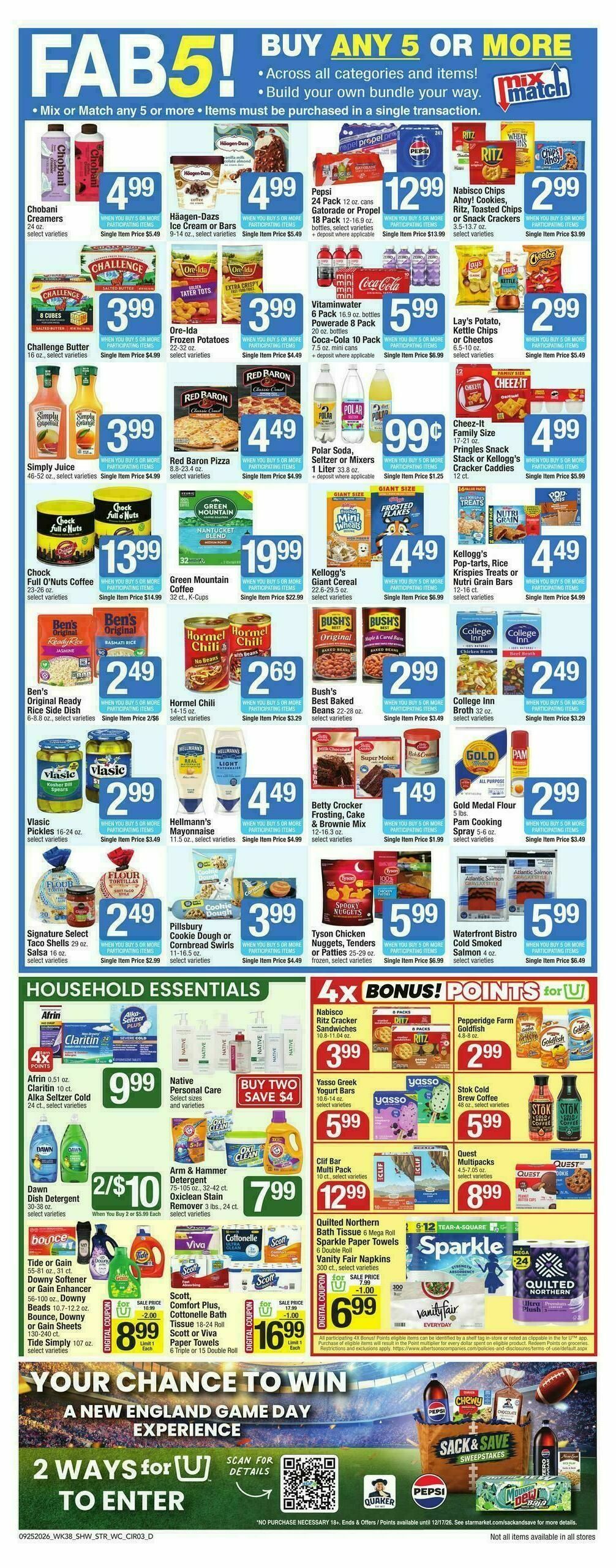 Star Market Weekly Ad from September 25