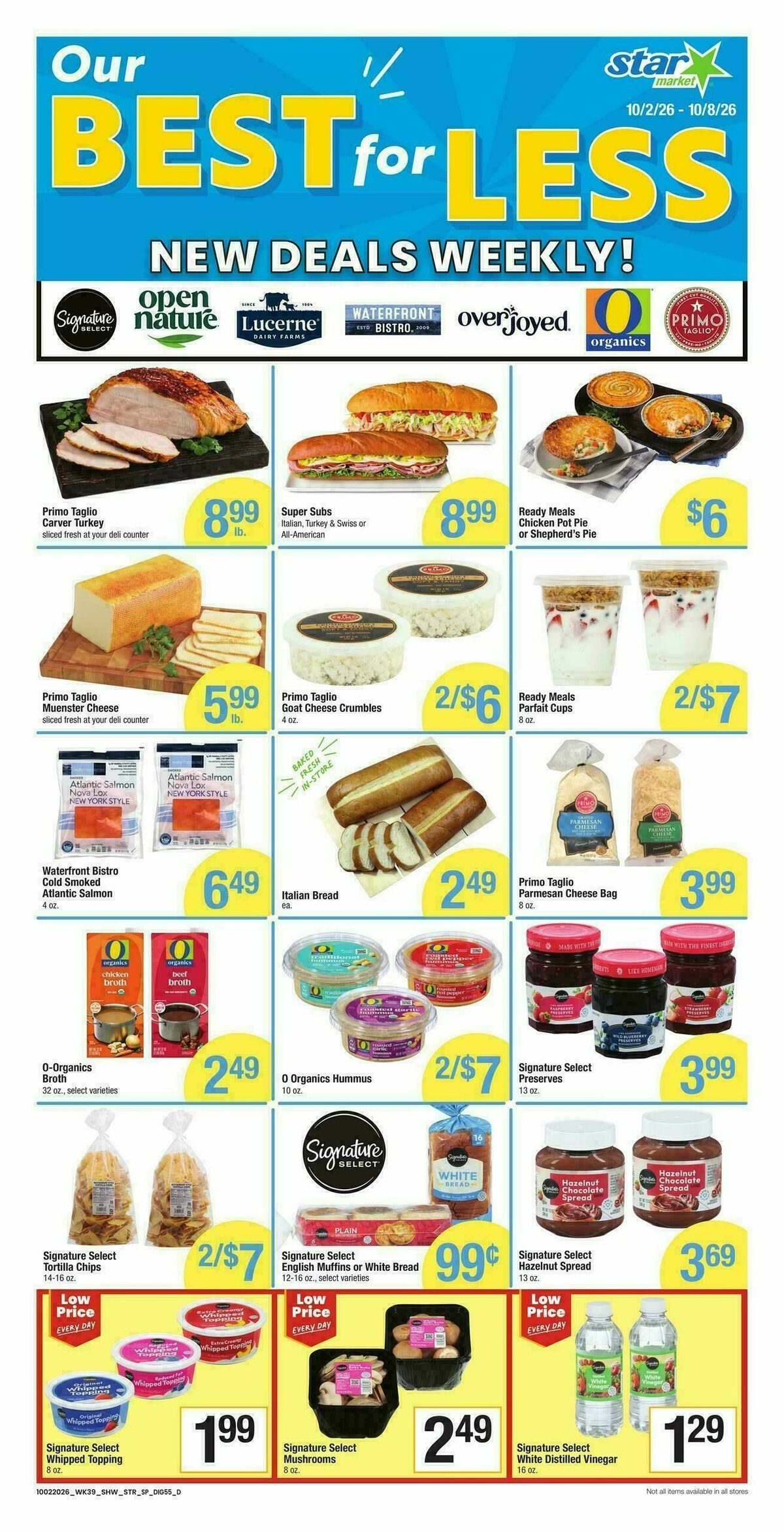 Star Market Weekly Ad from October 2