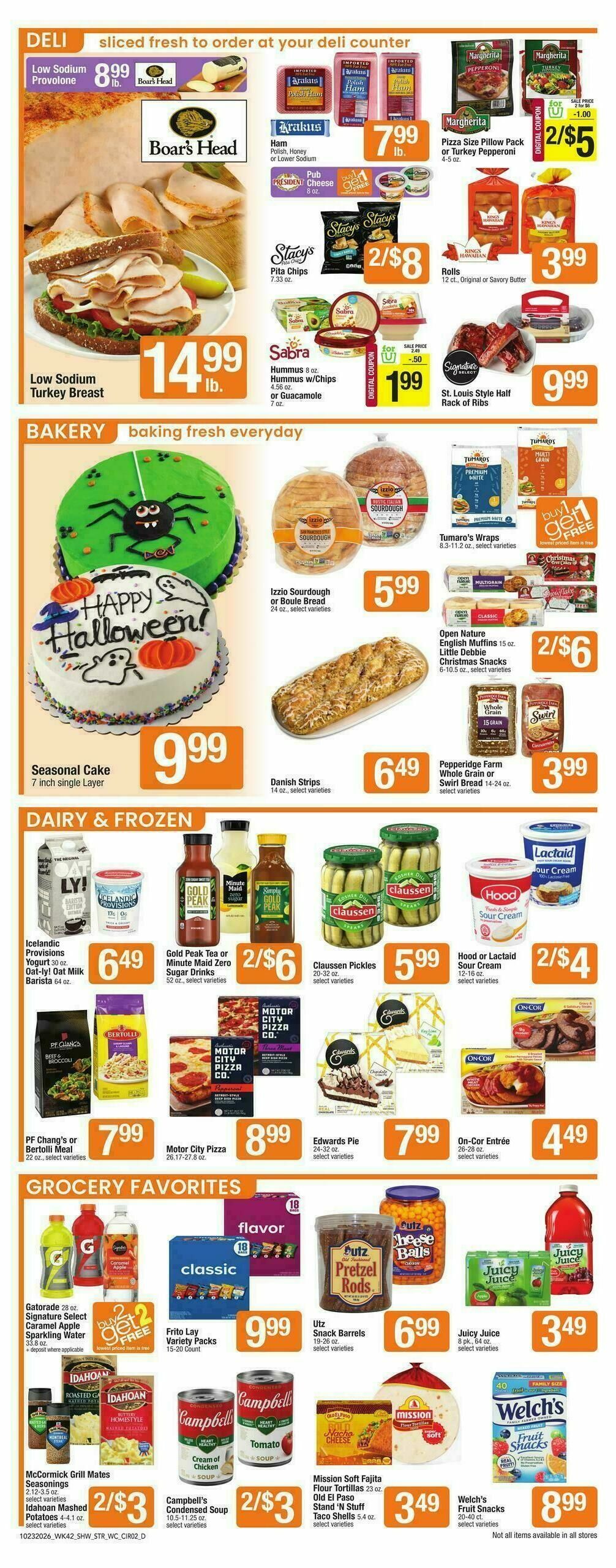 Star Market Weekly Ad from October 23