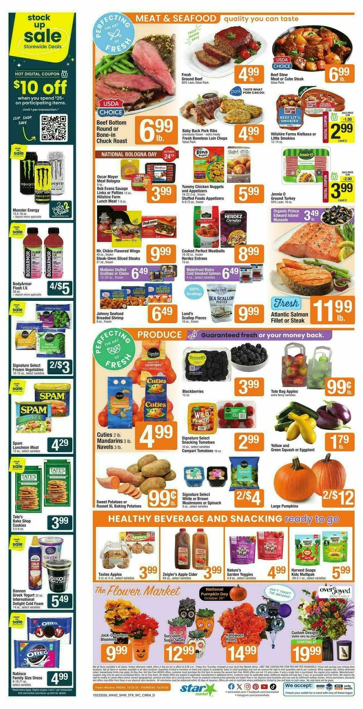 Star Market Weekly Ad from October 23