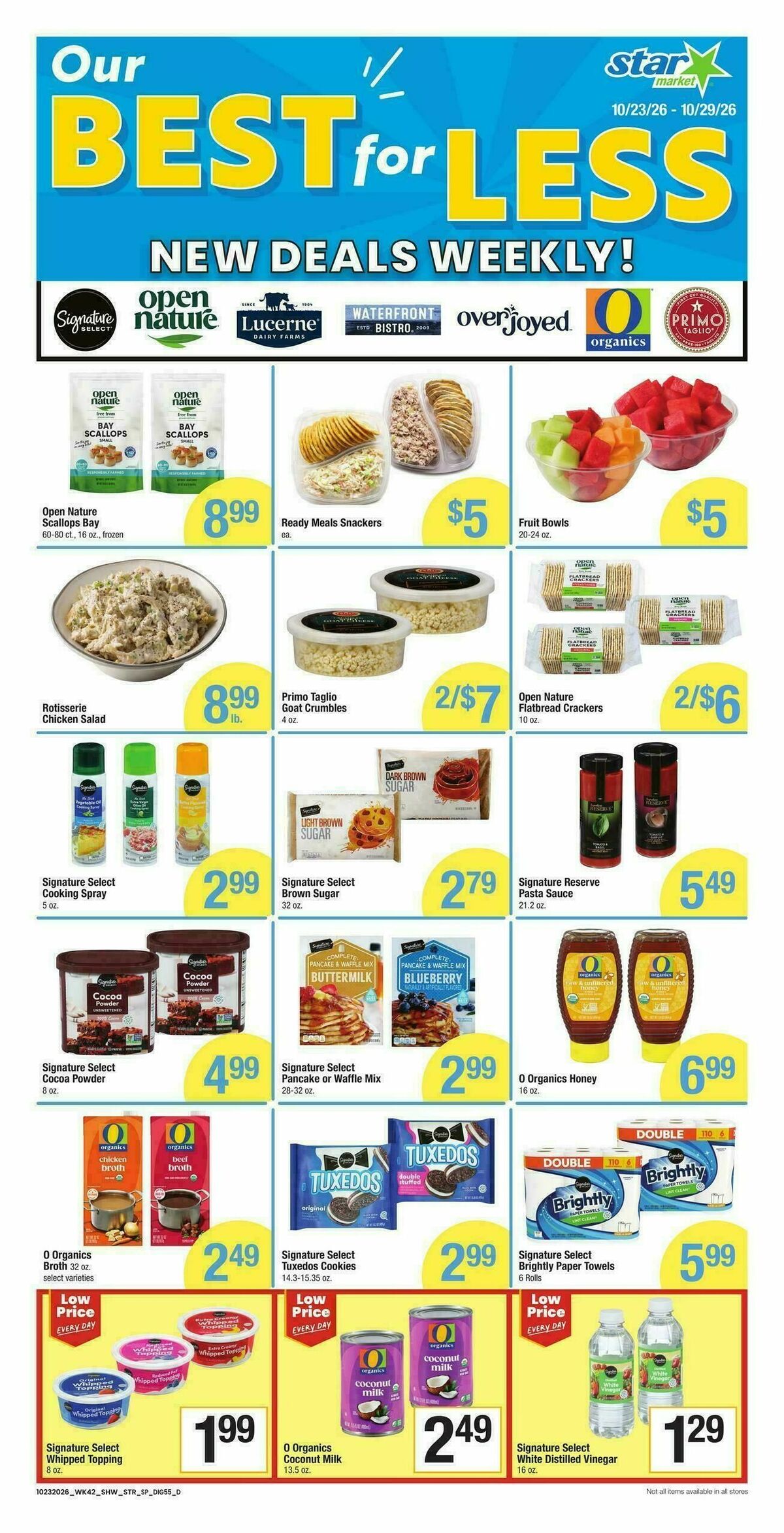 Star Market Weekly Ad from October 23