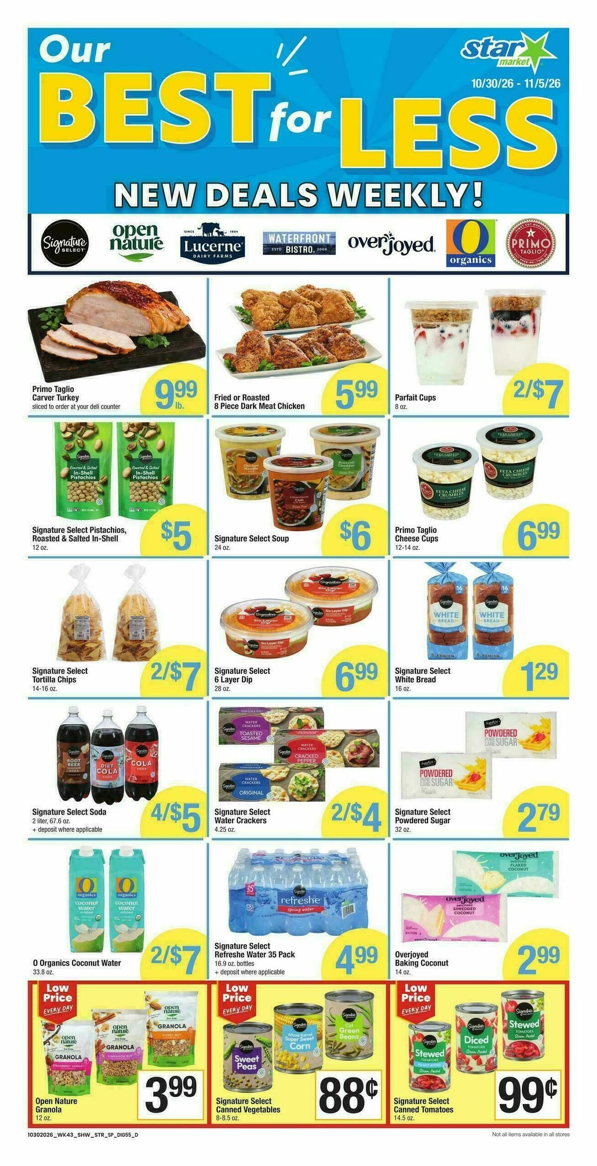 Star Market Weekly Ad from October 30