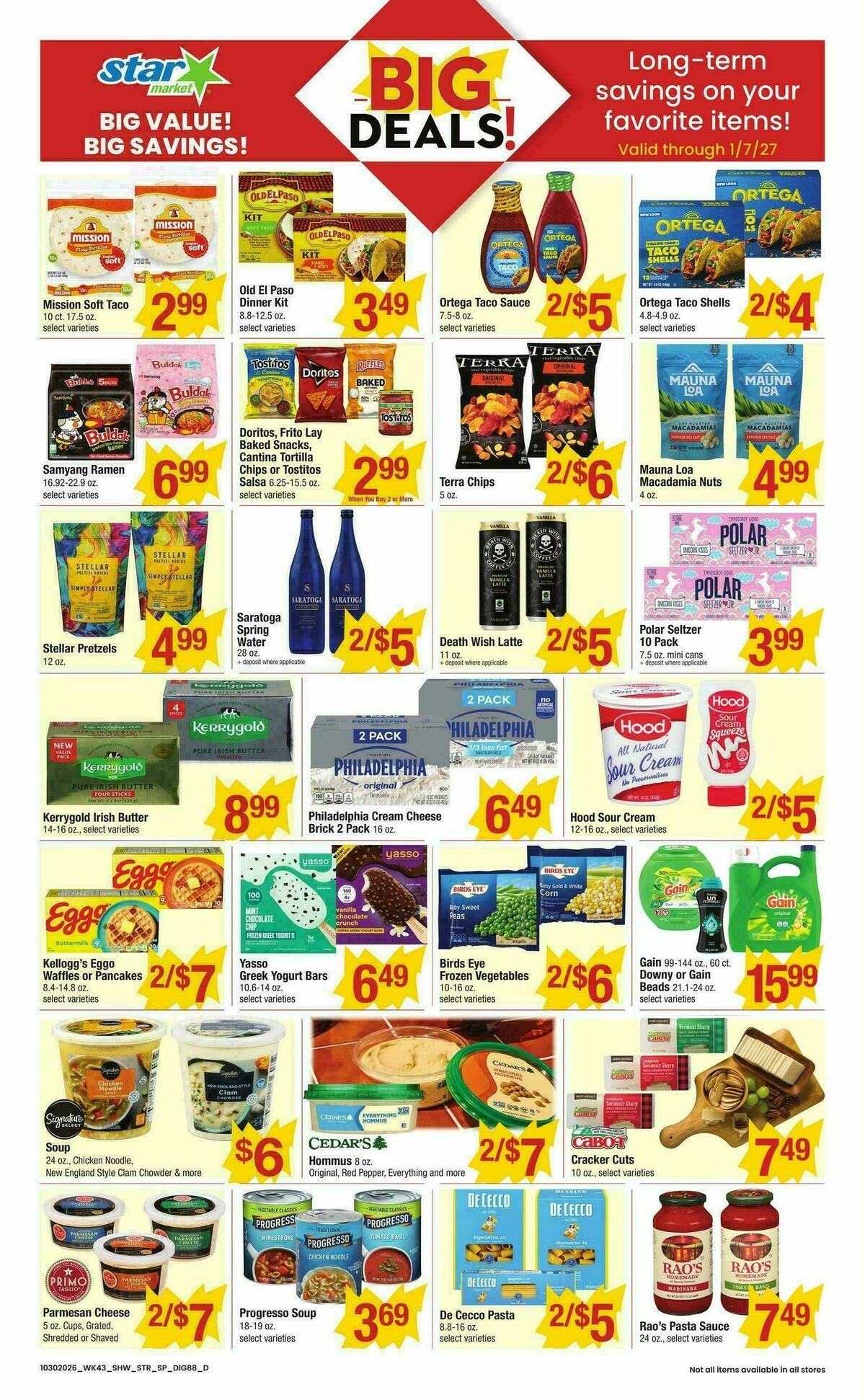 Star Market Weekly Ad from October 30