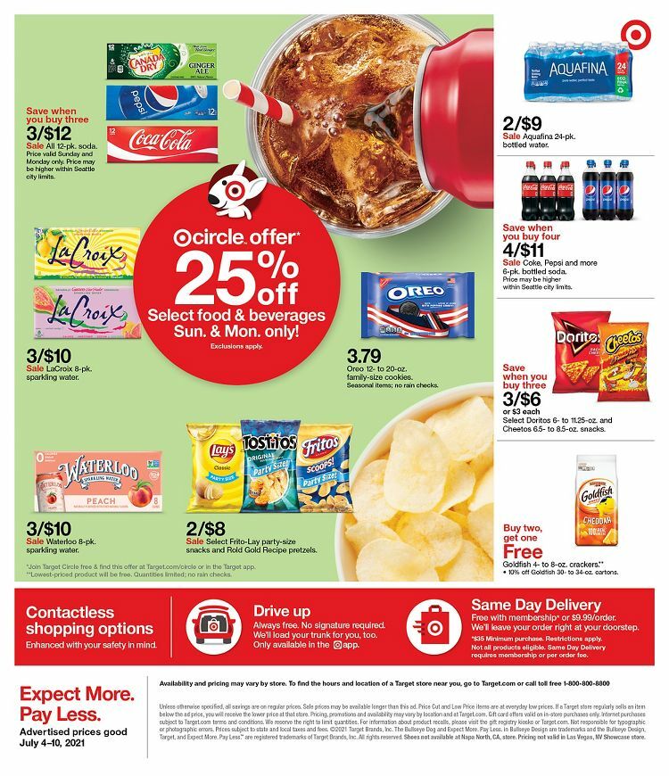 Target Weekly Ad from July 4