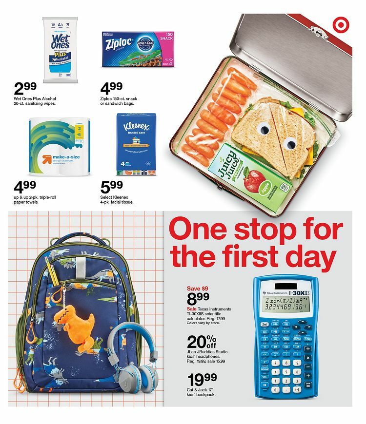 Target Weekly Ad from August 1