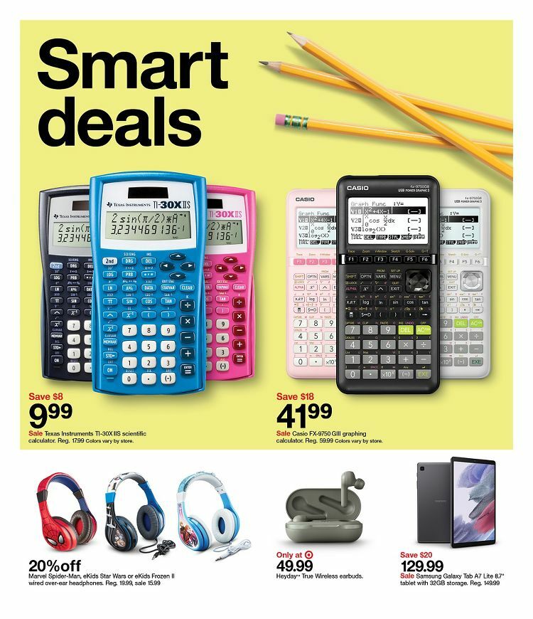 Target Weekly Ad from August 8