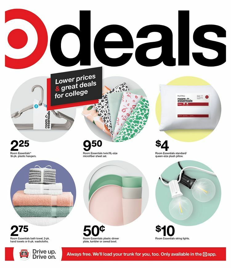 Target Weekly Ad from August 15