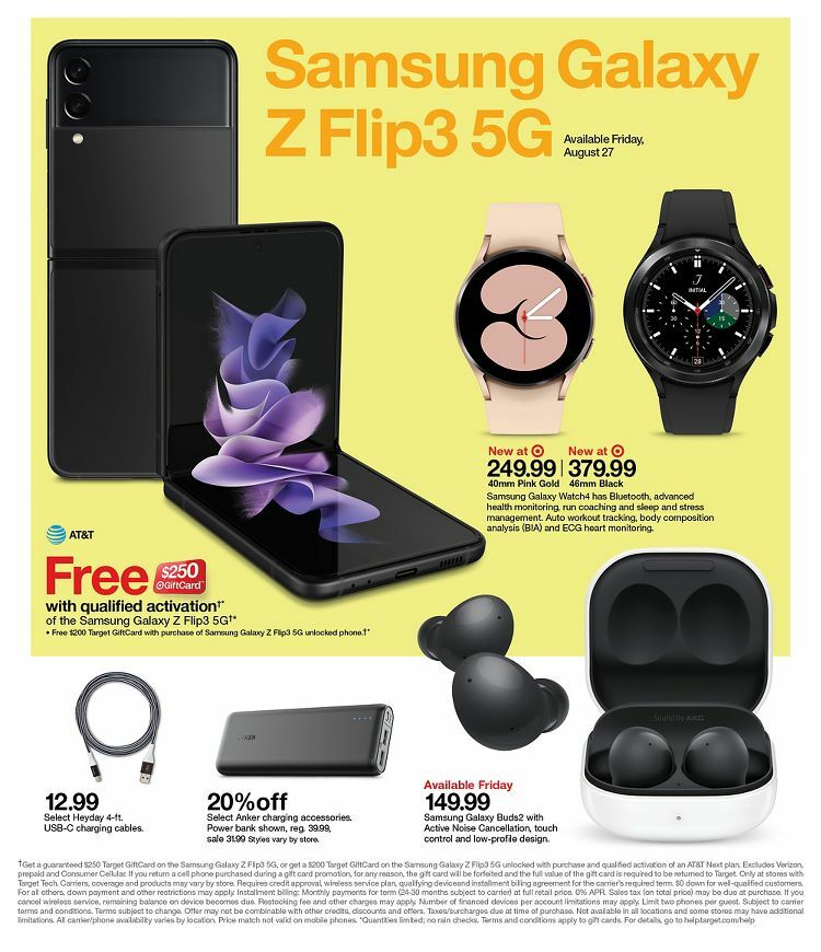 Target Weekly Ad from August 22