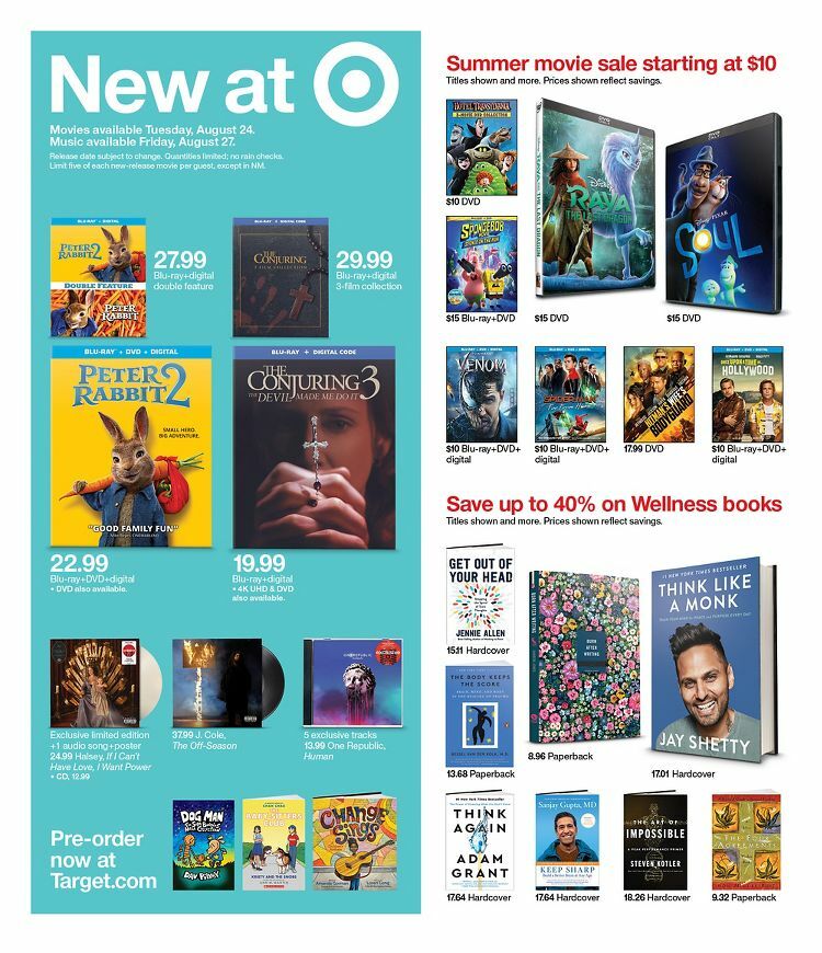 Target Weekly Ad from August 22