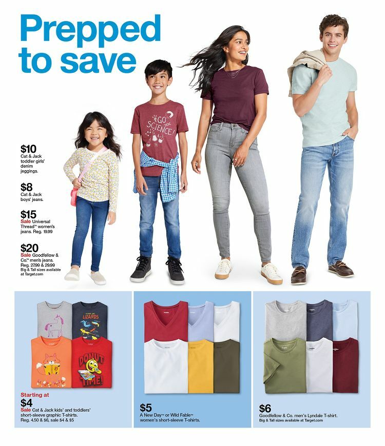 Target Weekly Ad from August 29