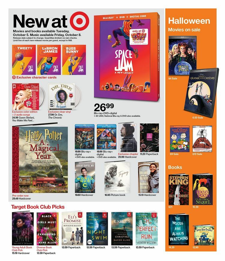 Target Weekly Ad from October 3