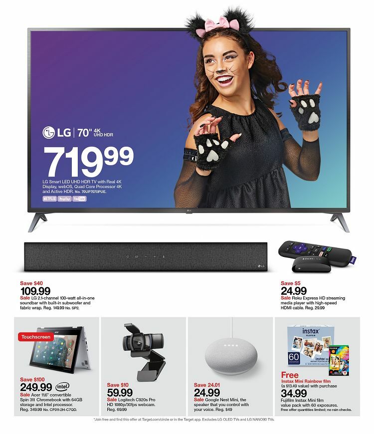 Target Weekly Ad from October 3