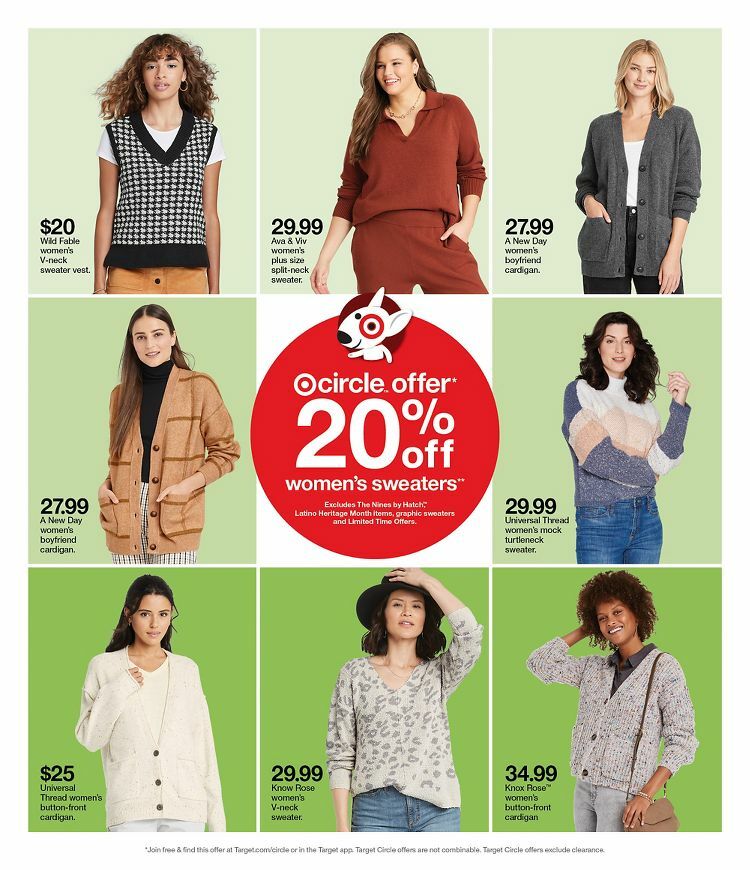 Target Weekly Ad from October 3