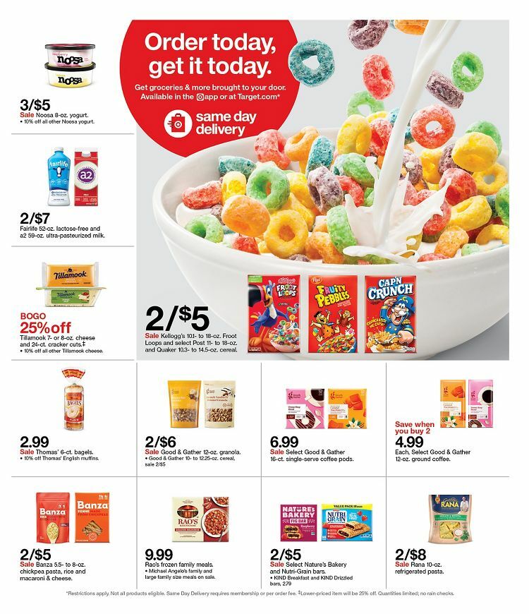 Target Weekly Ad from October 3