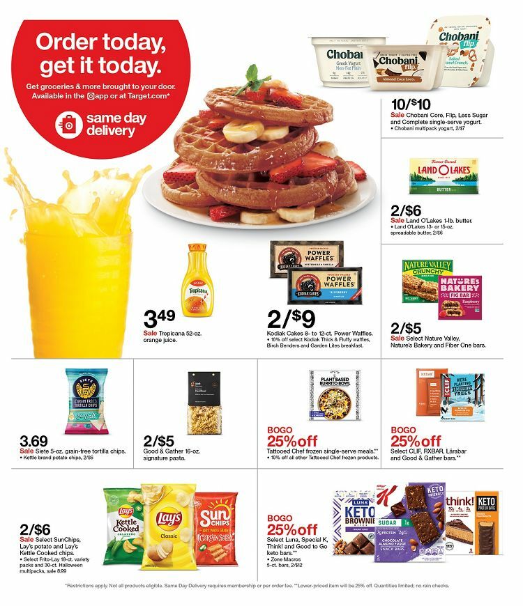 Target Weekly Ad from October 10