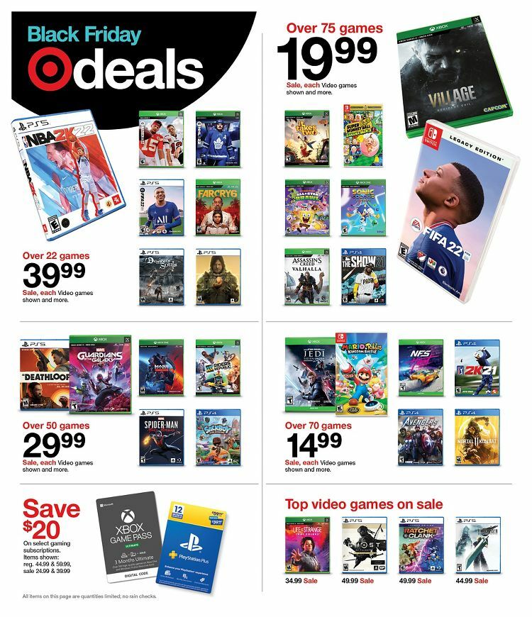 Target Weekly Ad from November 21