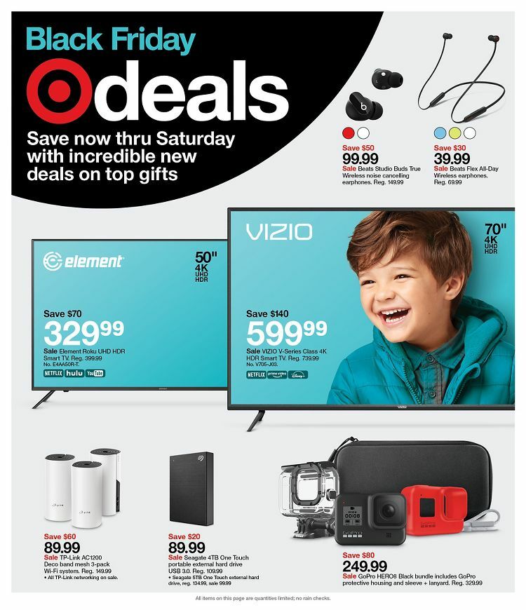 Target Black Friday Weekly Ad from November 25