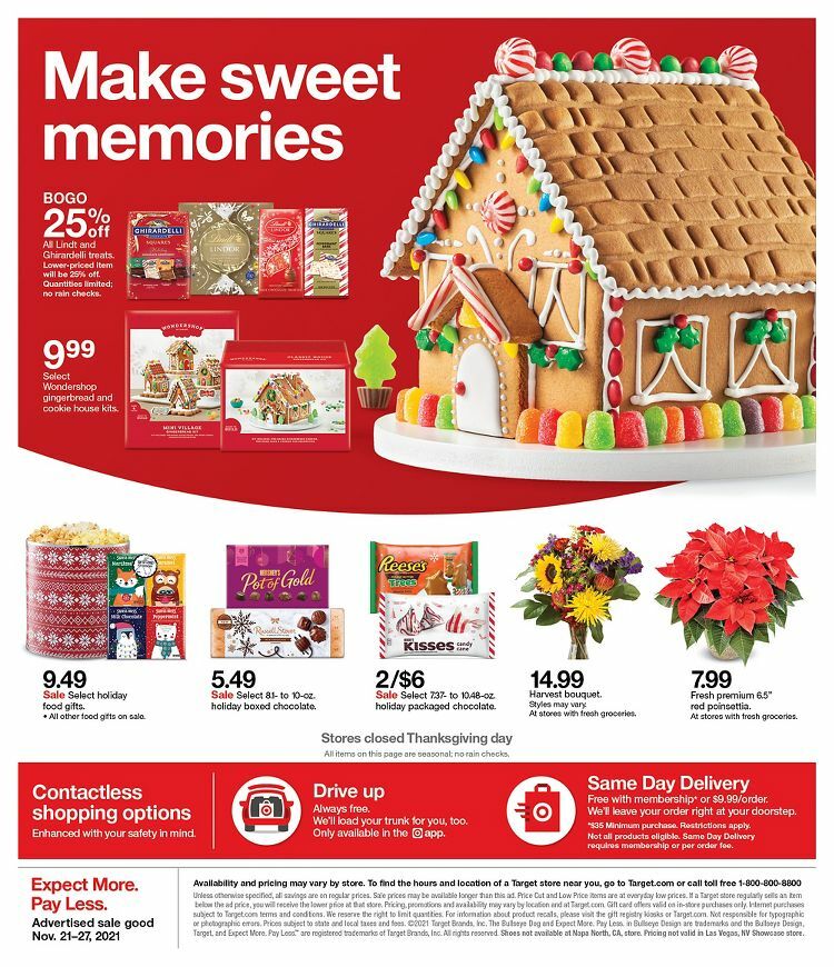 Target Celebrate family time Weekly Ad from November 21