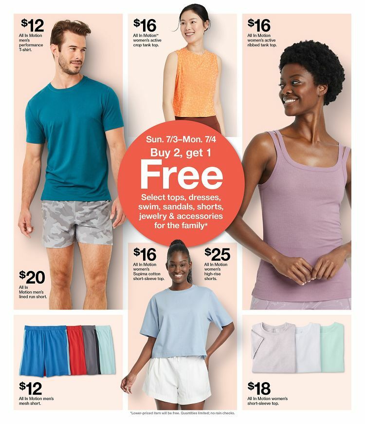 Target Weekly Ad from July 3
