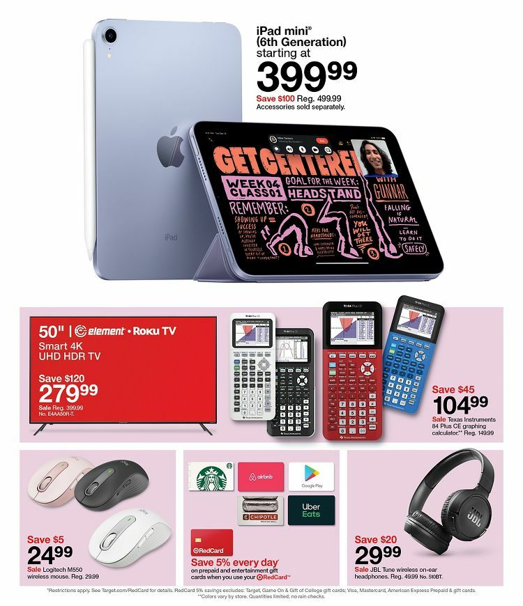 Target Weekly Ad from August 14