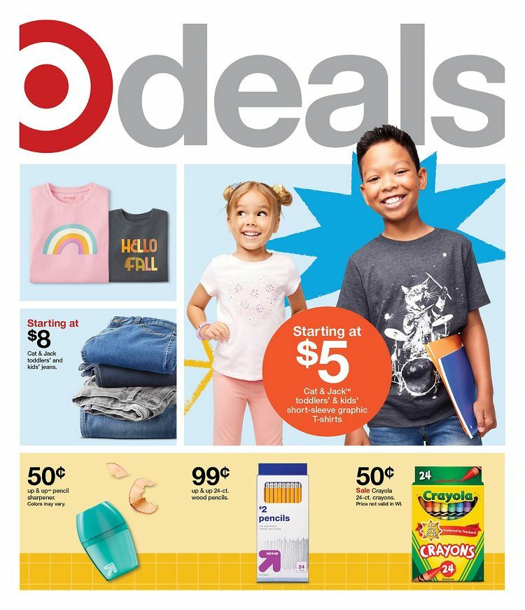 Target Weekly Ad from August 28