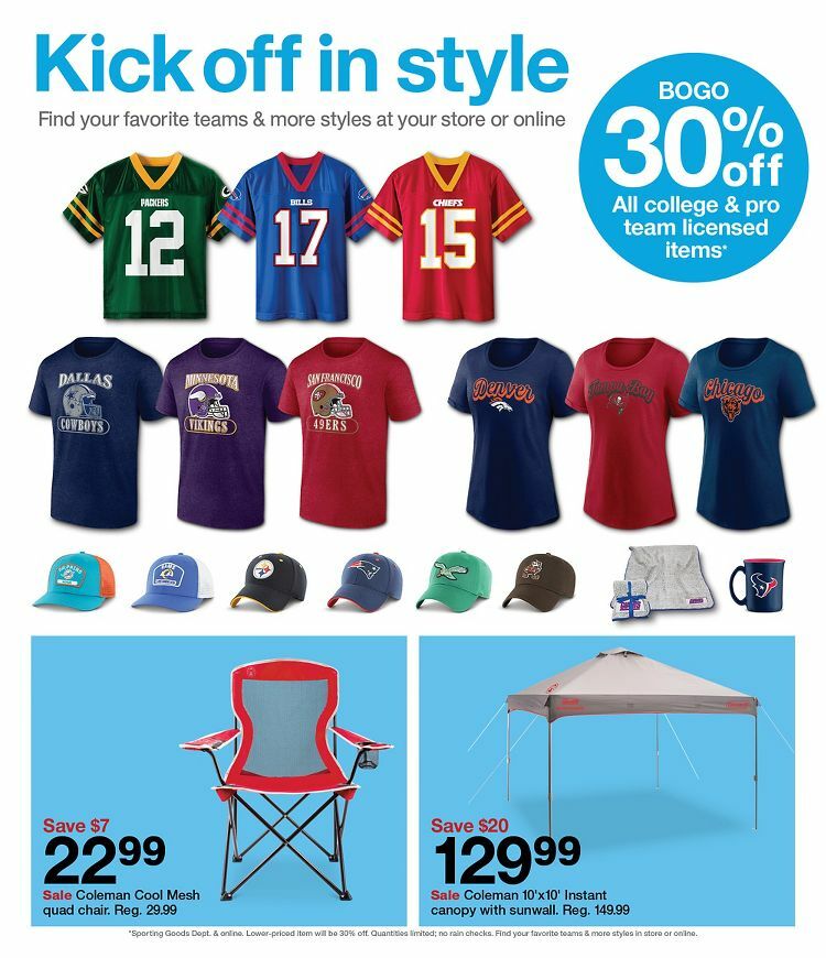 Target Weekly Ad from August 28