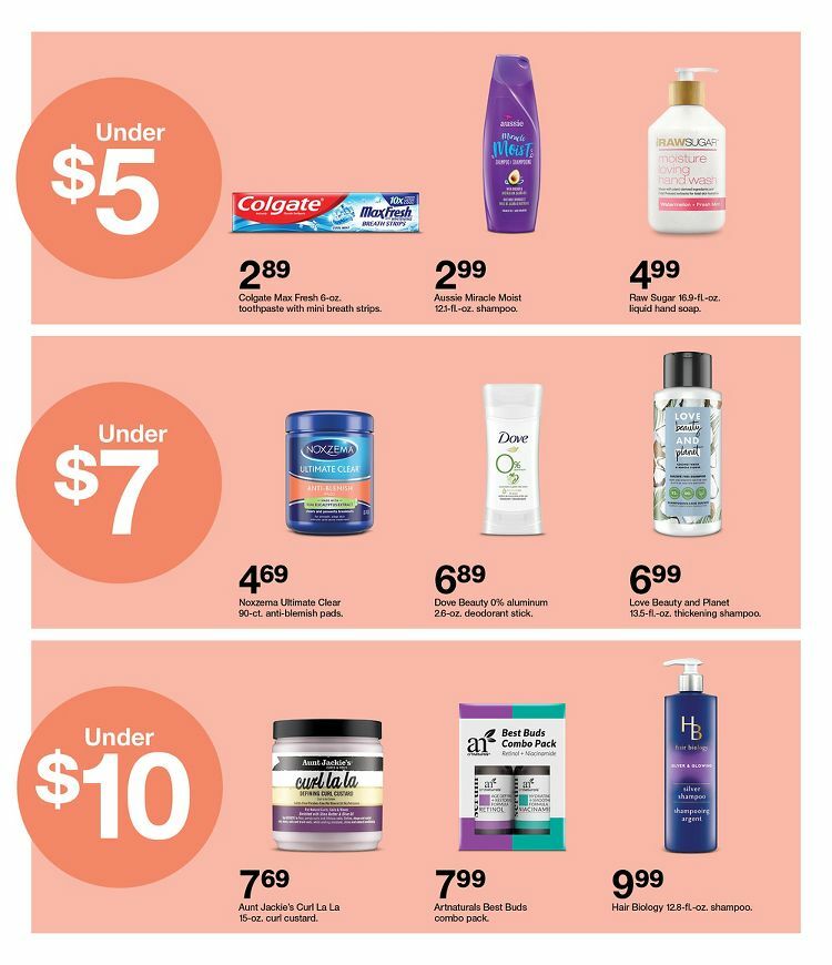 Target Weekly Ad from August 28