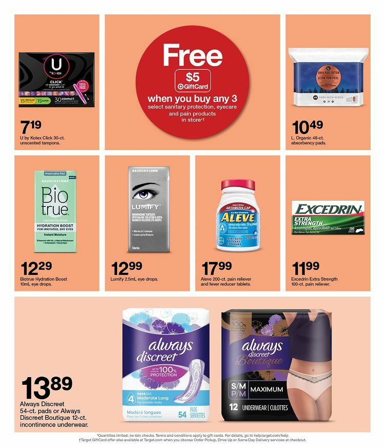 Target Weekly Ad from August 28