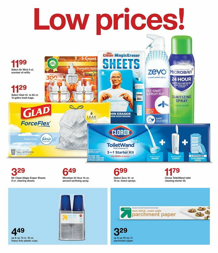 Target Weekly Ad from August 28