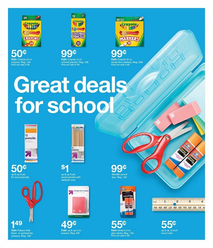 Target Weekly Ad from August 28