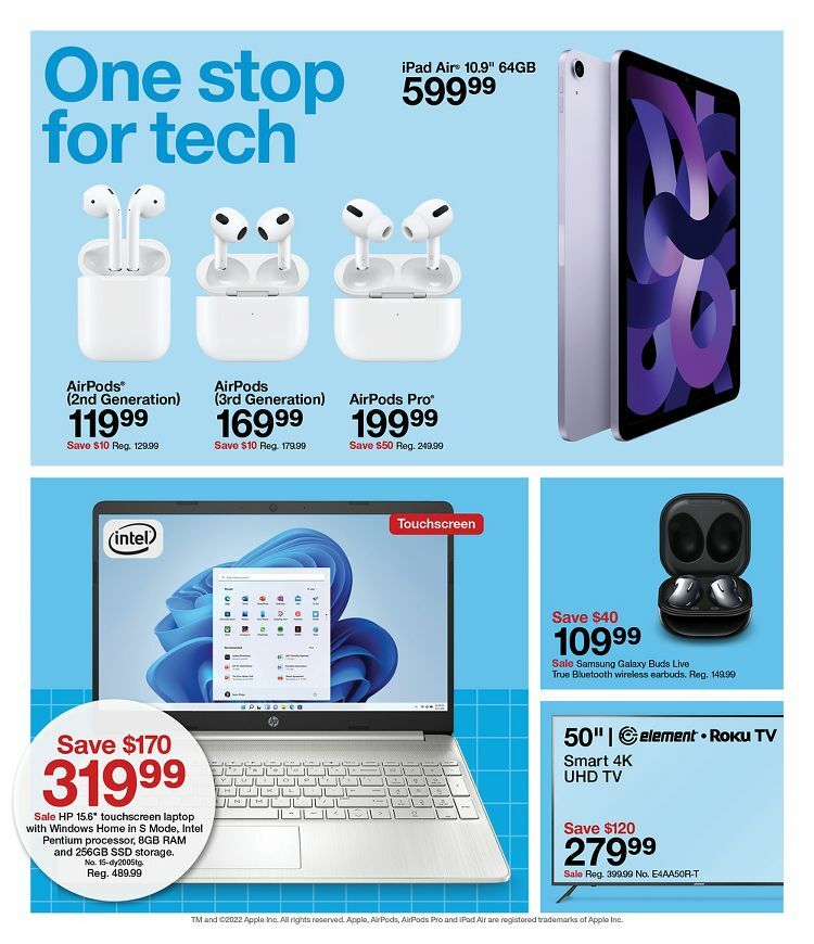 Target Weekly Ad from August 28