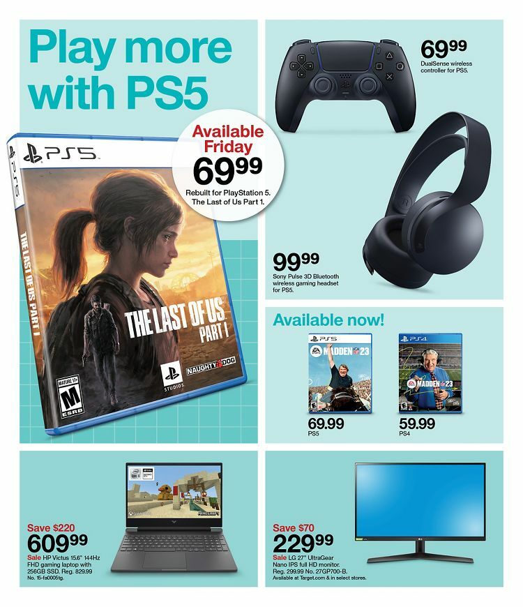 Target Weekly Ad from August 28